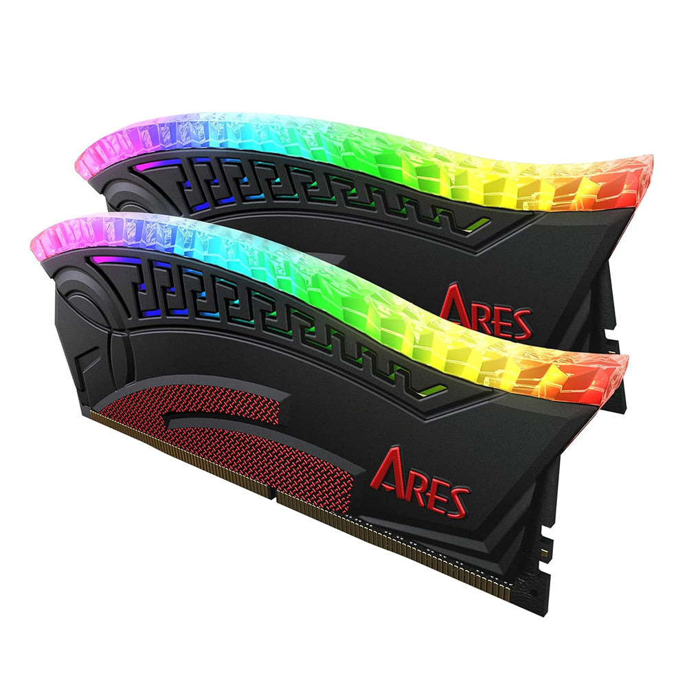 Memoria RAM Dato Ares Armor, DDR4, RGB, 2 x 8GB, 3600Mhz, CL18, Negra AMRGB8GX216G36K