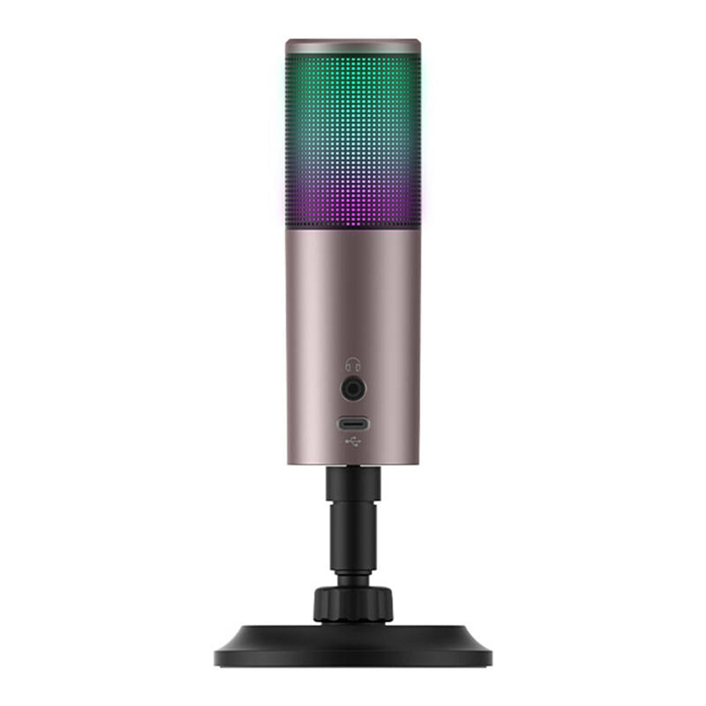 Micrófono HAVIT GK61, RGB, USB-C, Gris