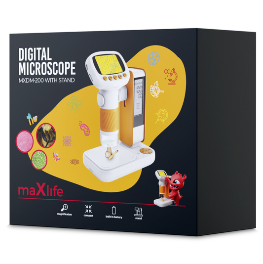 Microscopio MaXlife MXDM-200, Naranja