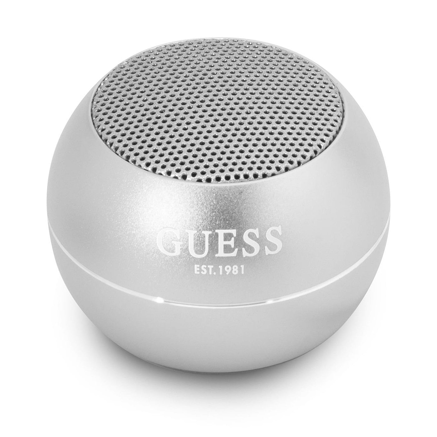 Altavoz Portátil Bluetooth Guess, 3W, Plateado