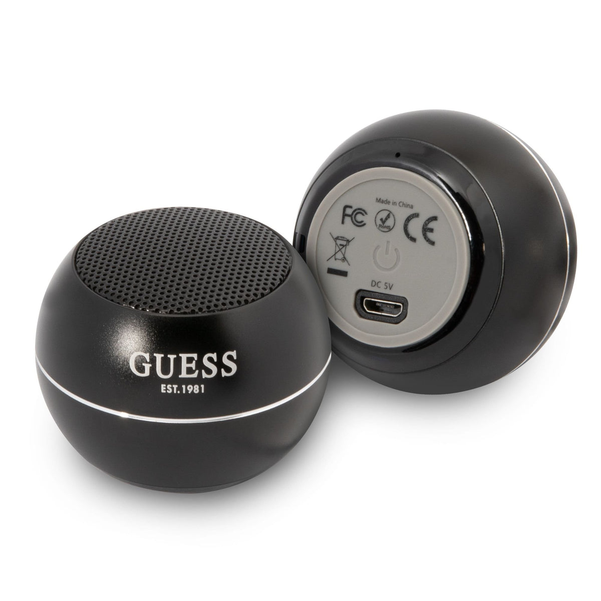 Altavoz Portátil Bluetooth Guess, 3W, Negro
