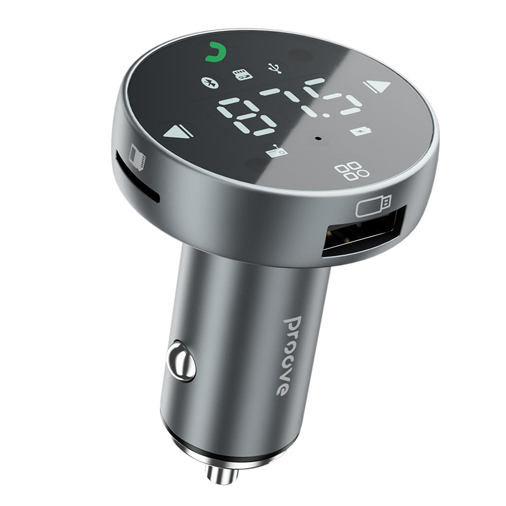 Modulador FM Bluetooth Proove, 1 x USB-A - 1 x USB-C - 1 x microSD FMSS30110003
