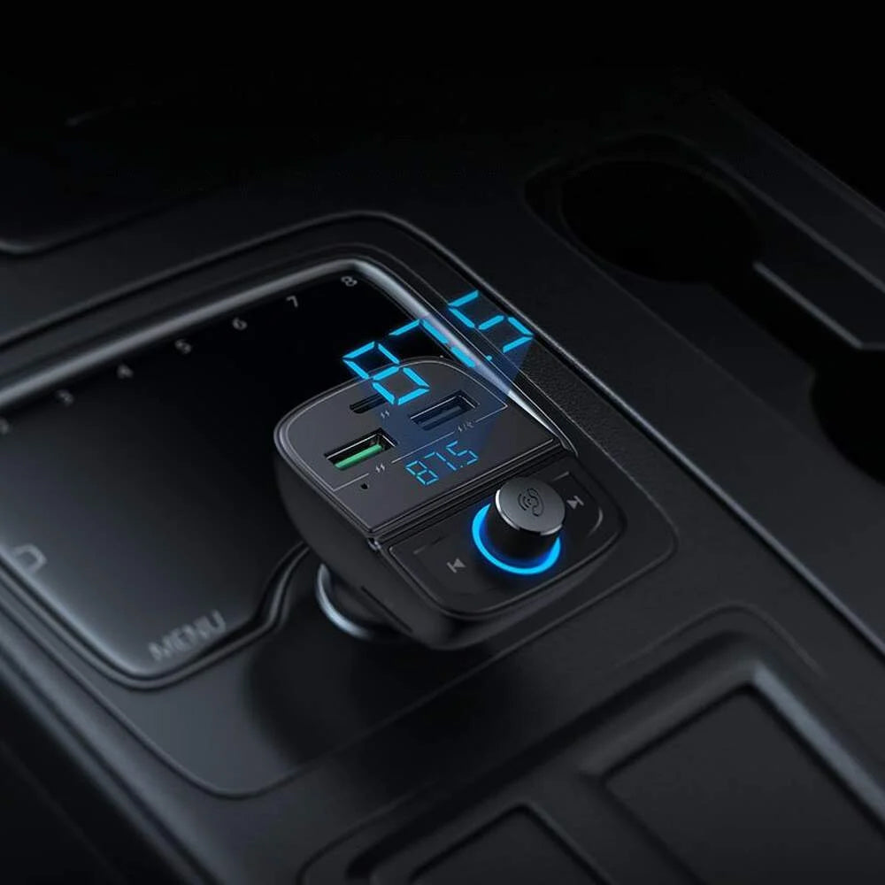 Modulador FM Bluetooth UGREEN CD229, 2 x USB-A - 1 x USB-C - 1 x microSD
