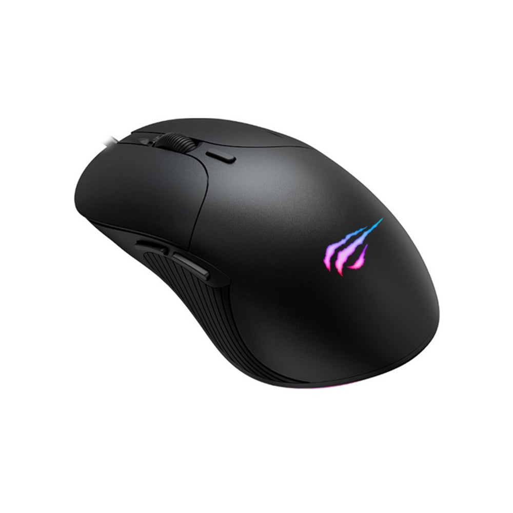 Mouse Gaming Wired USB HAVIT MS1020WB, RGB, 2400DPI, Negro