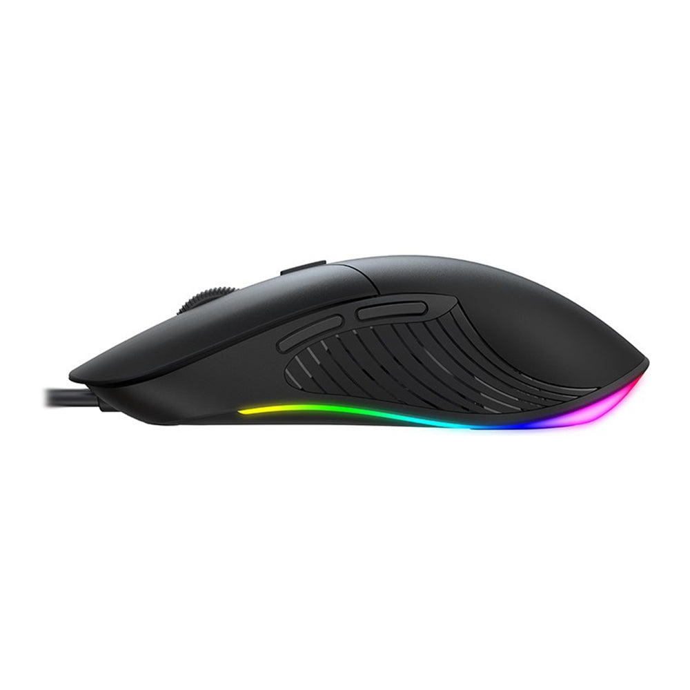 Mouse Gaming Wired USB HAVIT MS1020WB, RGB, 2400DPI, Negro