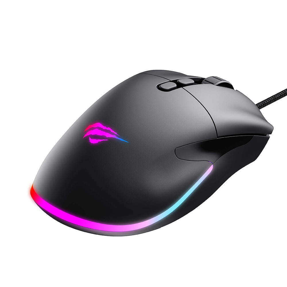 Mouse Gaming Wired USB HAVIT MS954, 800DPI - 12000DPI, 1.6m, Negro