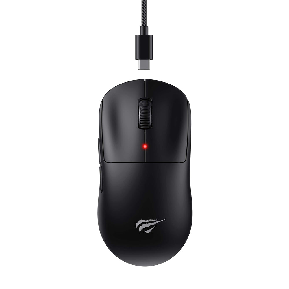Ratón Gaming Inalámbrico HAVIT MS970WB Pro, 800DPI - 12000DPI, BT / Wi-Fi / Cableado, Negro
