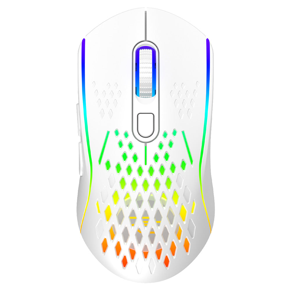 Mouse Gaming Wireless Proove Buzz, RGB, 800DPI - 4800DPI, Blanco WMBU00022402