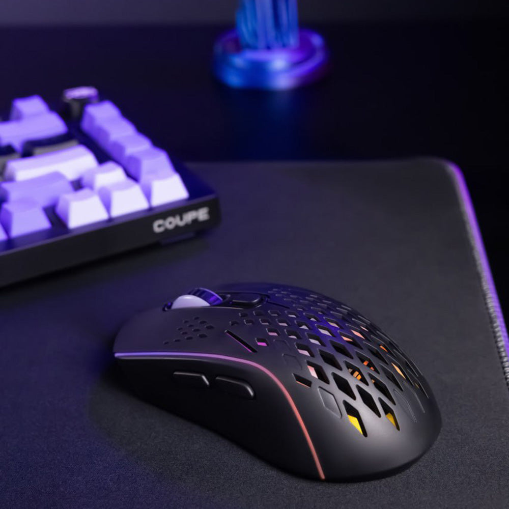 Mouse Gaming Wireless Proove Buzz, RGB, 800DPI - 4800DPI, Blanco WMBU00022402