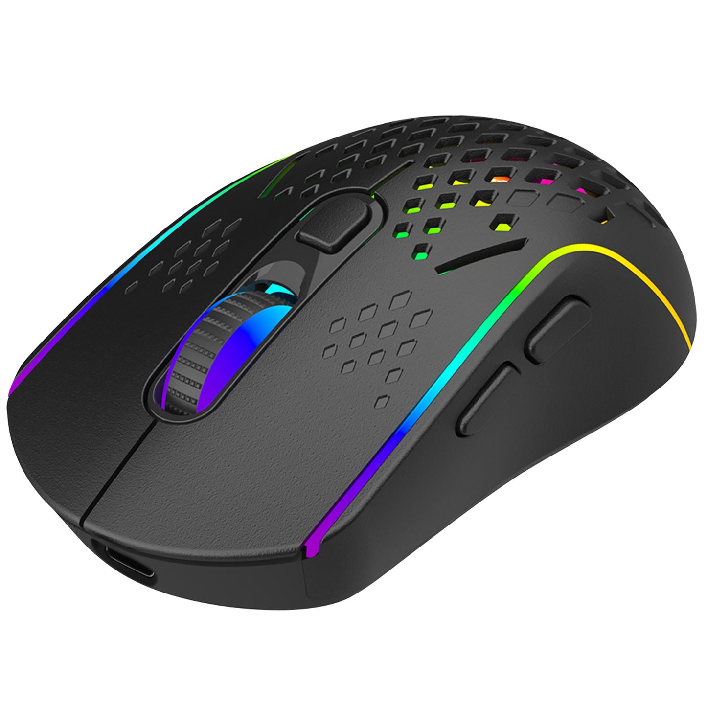 Mouse Gaming Inalámbrico Proove Buzz, RGB, 800DPI - 4800DPI, Negro WMBU00022401
