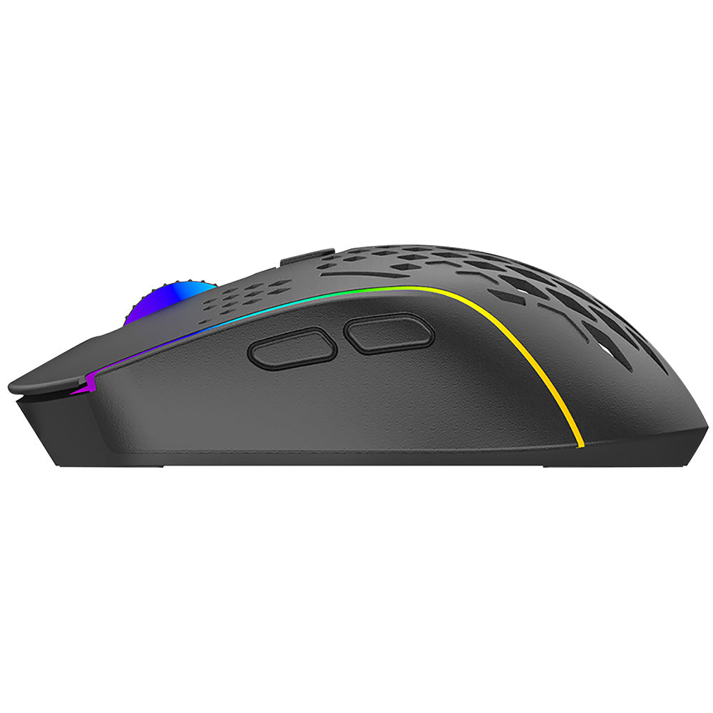 Mouse Gaming Inalámbrico Proove Buzz, RGB, 800DPI - 4800DPI, Negro WMBU00022401