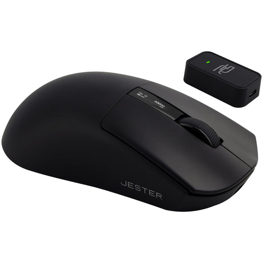 Mouse Gaming Wireless Proove Jester, 800DPI - 26000DPI, Pantalla OLED, Negro WMJS00022001