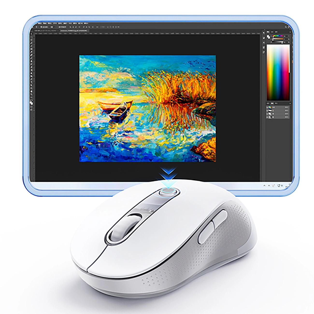 Wireless Mouse Baseus F02, 1600DPI, Wi-Fi, White B0203302