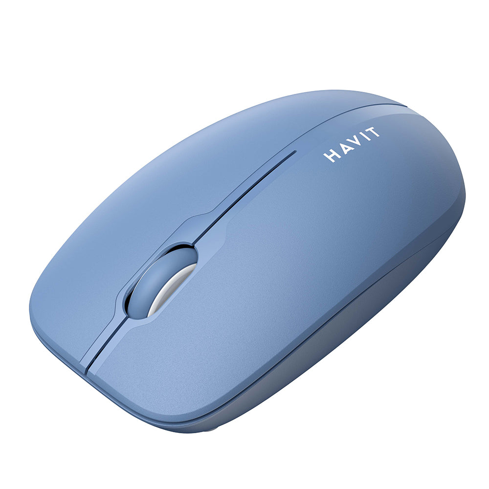 Ratón Inalámbrico HAVIT MS53WB, 1600DPI, Azul