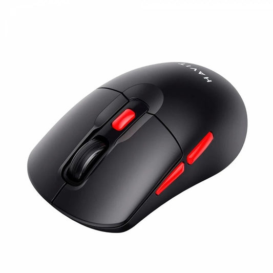Mouse inalámbrico HAVIT MS59WB, 800DPI - 1600DPI, Negro Rojo