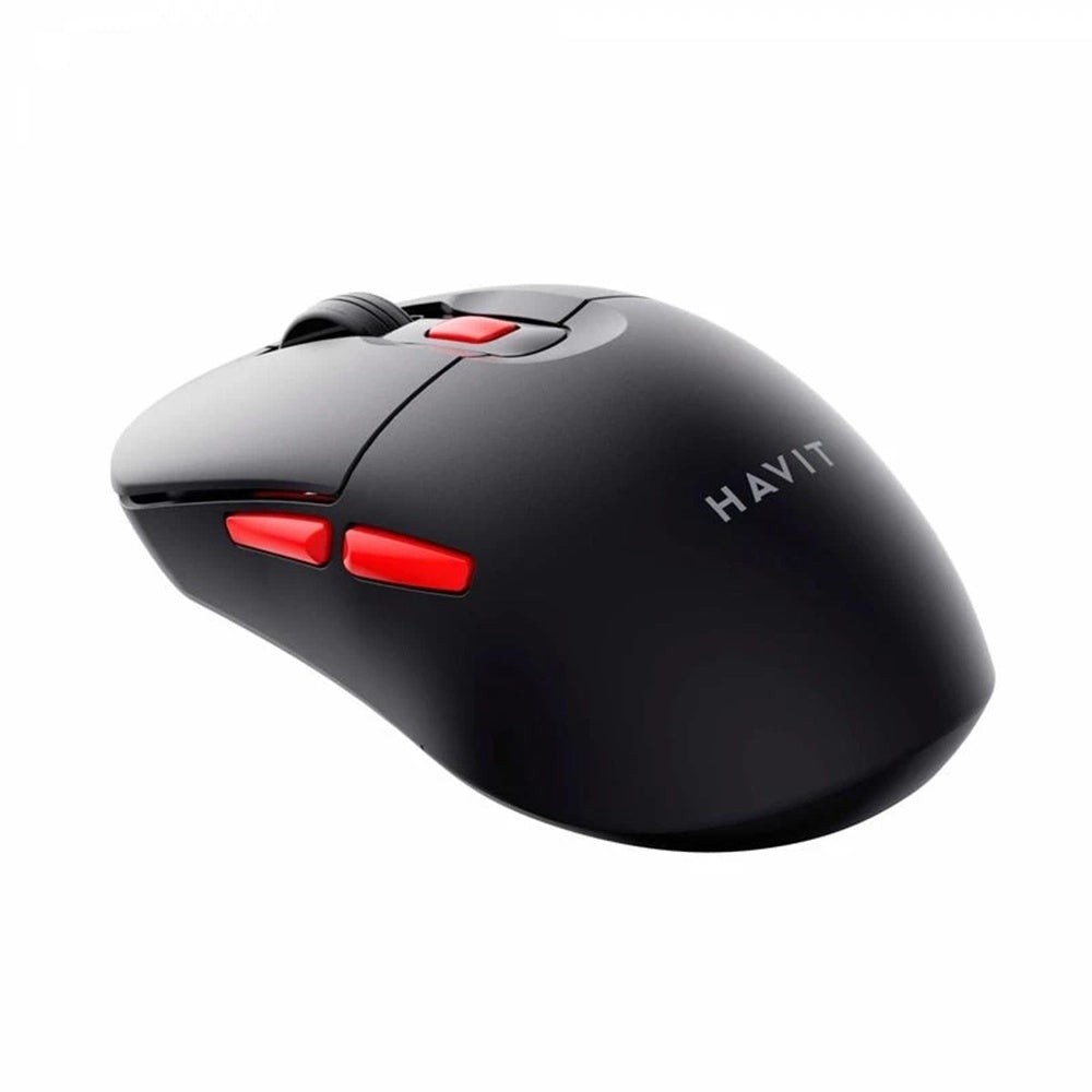Mouse inalámbrico HAVIT MS59WB, 800DPI - 1600DPI, Negro Rojo