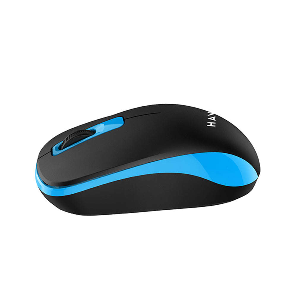 Mouse inalámbrico HAVIT MS626GT, 1200DPI, Negro Azul