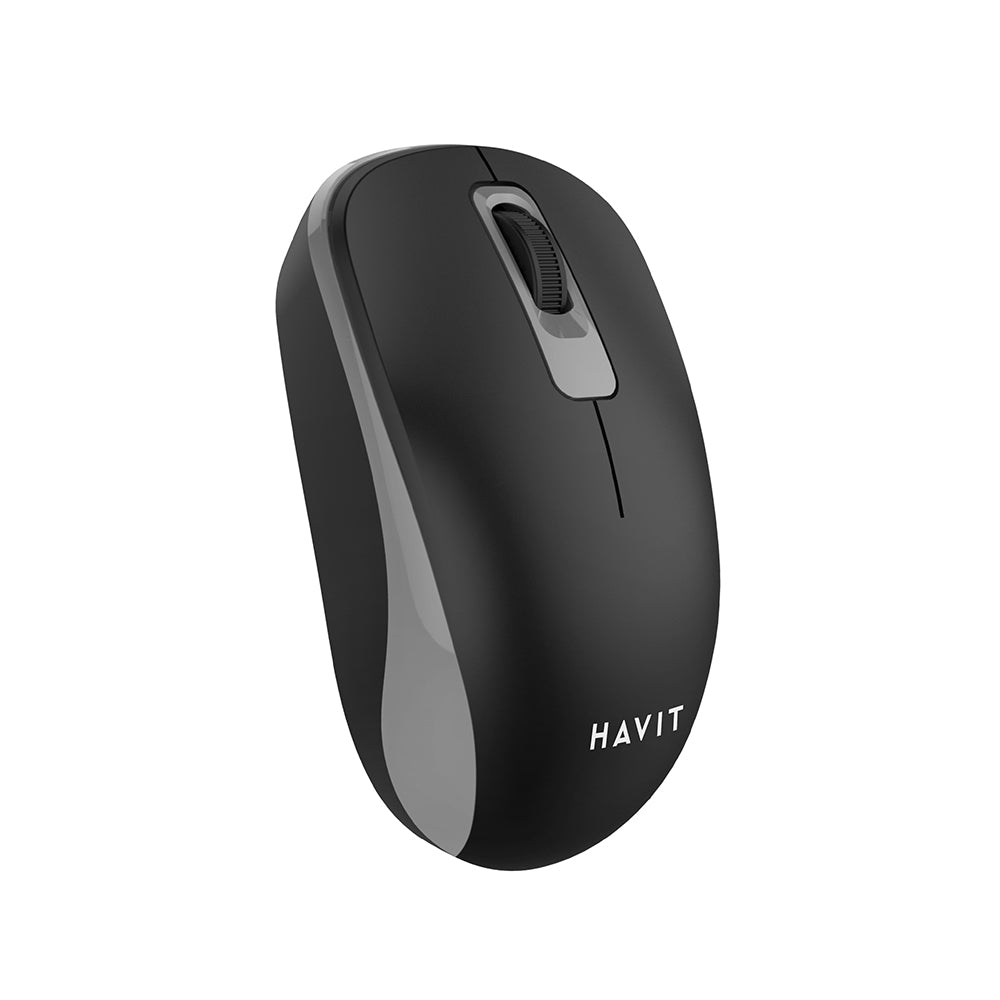 Mouse inalámbrico HAVIT MS626GT, 1200DPI, Negro Gris