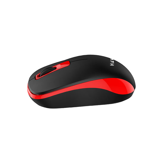 Mouse inalámbrico HAVIT MS626GT, 1200DPI, Negro Rojo