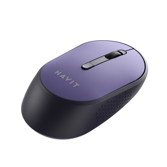 Ratón Inalámbrico HAVIT MS78GT, 1200DPI - 3200DPI, Morado