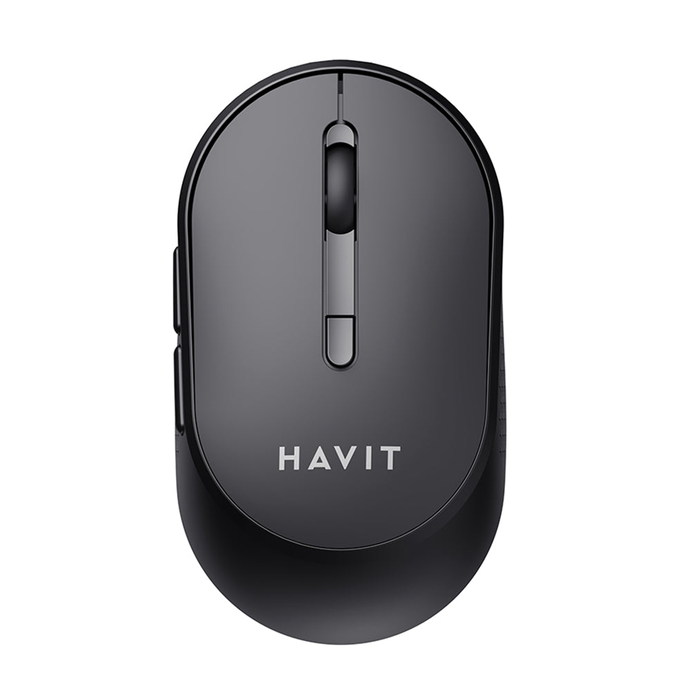 Mouse inalámbrico HAVIT MS78GT, 1200DPI - 3200DPI, Negro