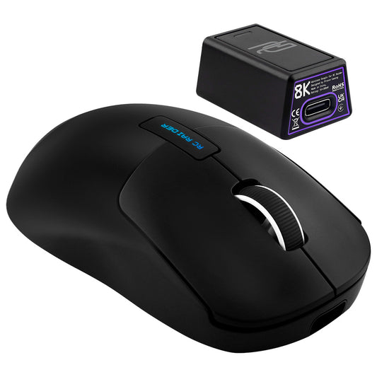 Mouse inalámbrico Proove RC Raider 8K, 800DPI - 32000DPI, BT / Wi-Fi / Cableado, Negro WMRR00122001