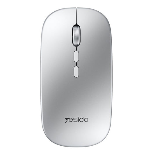 Mouse Wireless Yesido KB15, 800DPI - 1600DPI, Plateado
