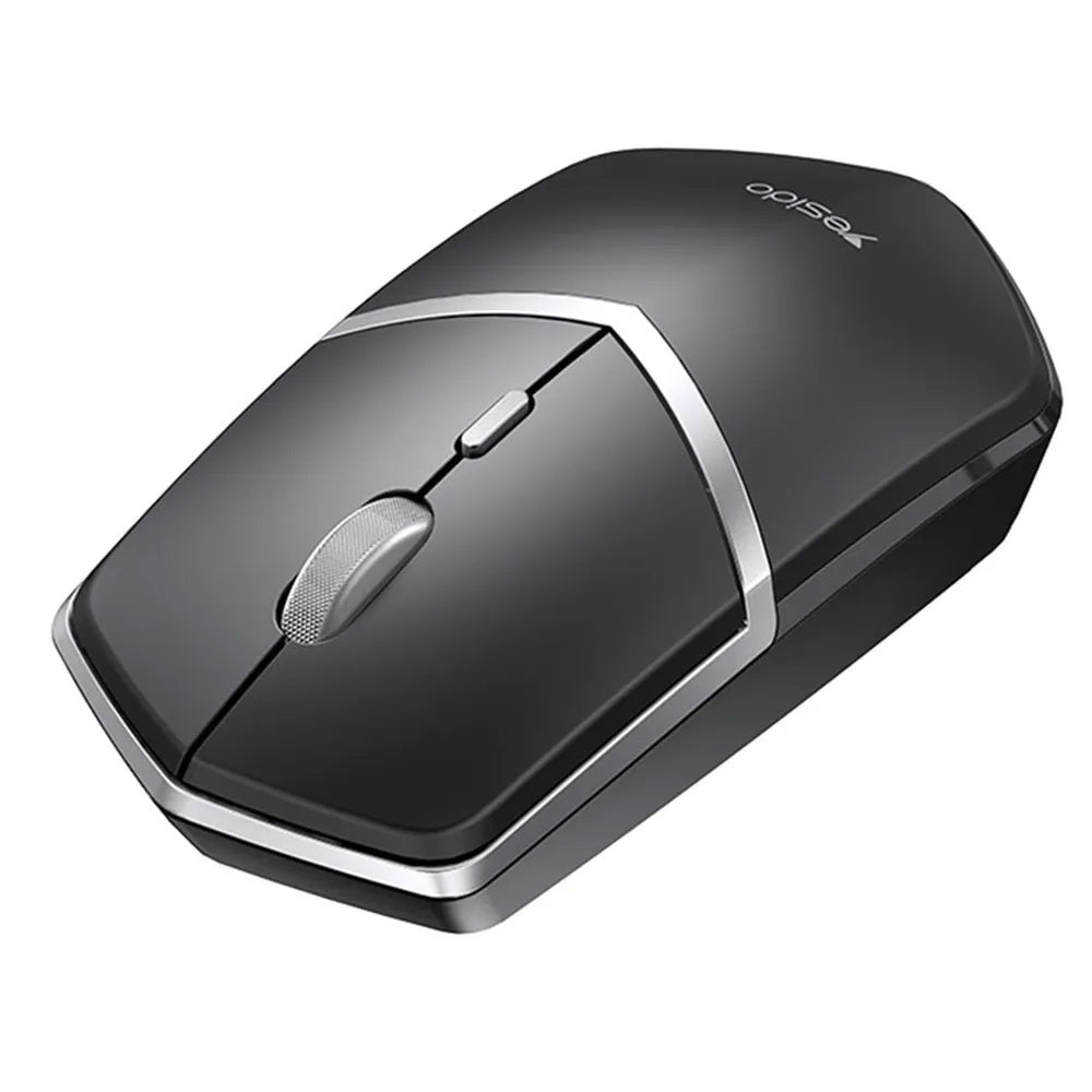 Mouse inalámbrico Yesido KB16, 1600DPI, Negro