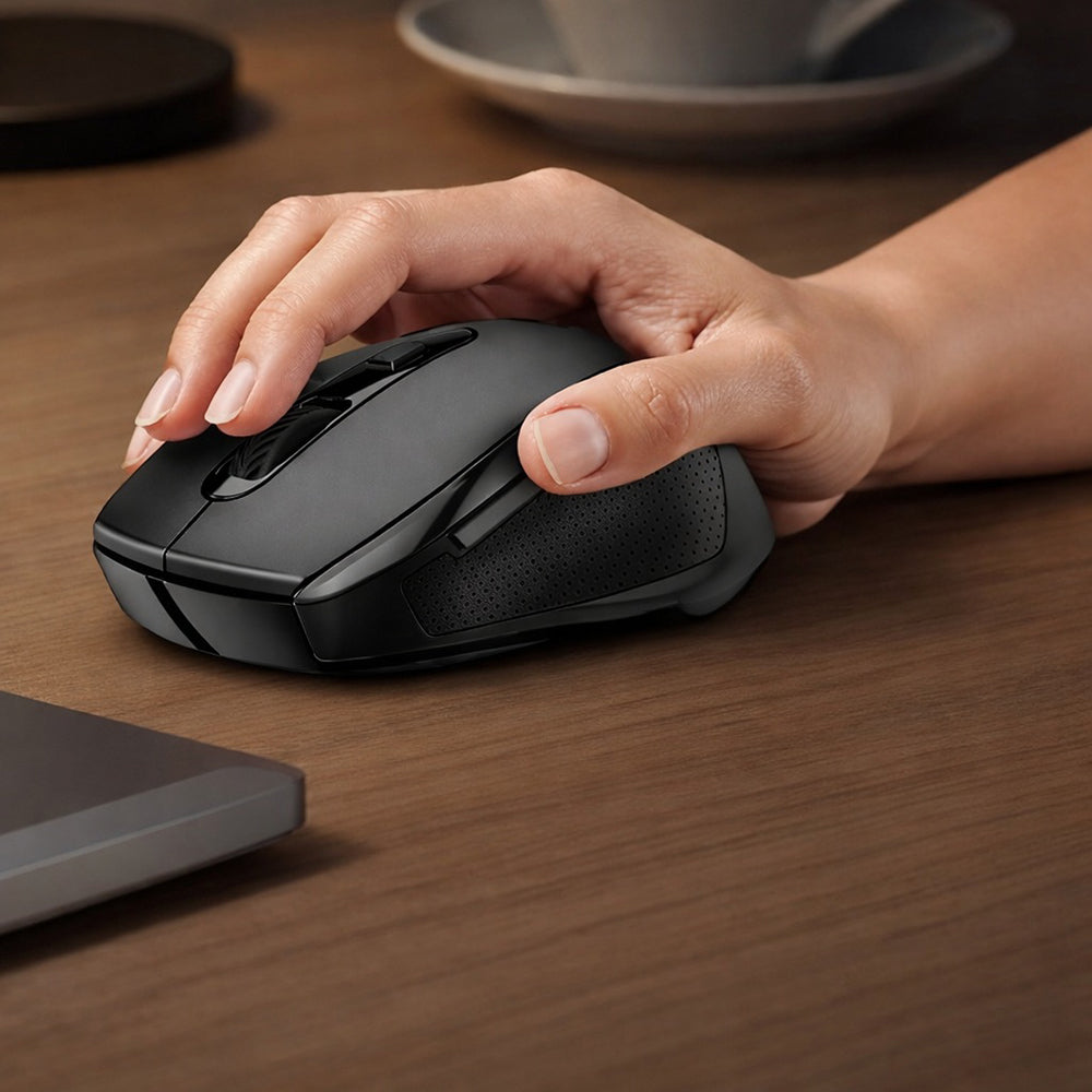 Ratón Inalámbrico Yesido KB45, 800DPI - 1600DPI, Negro