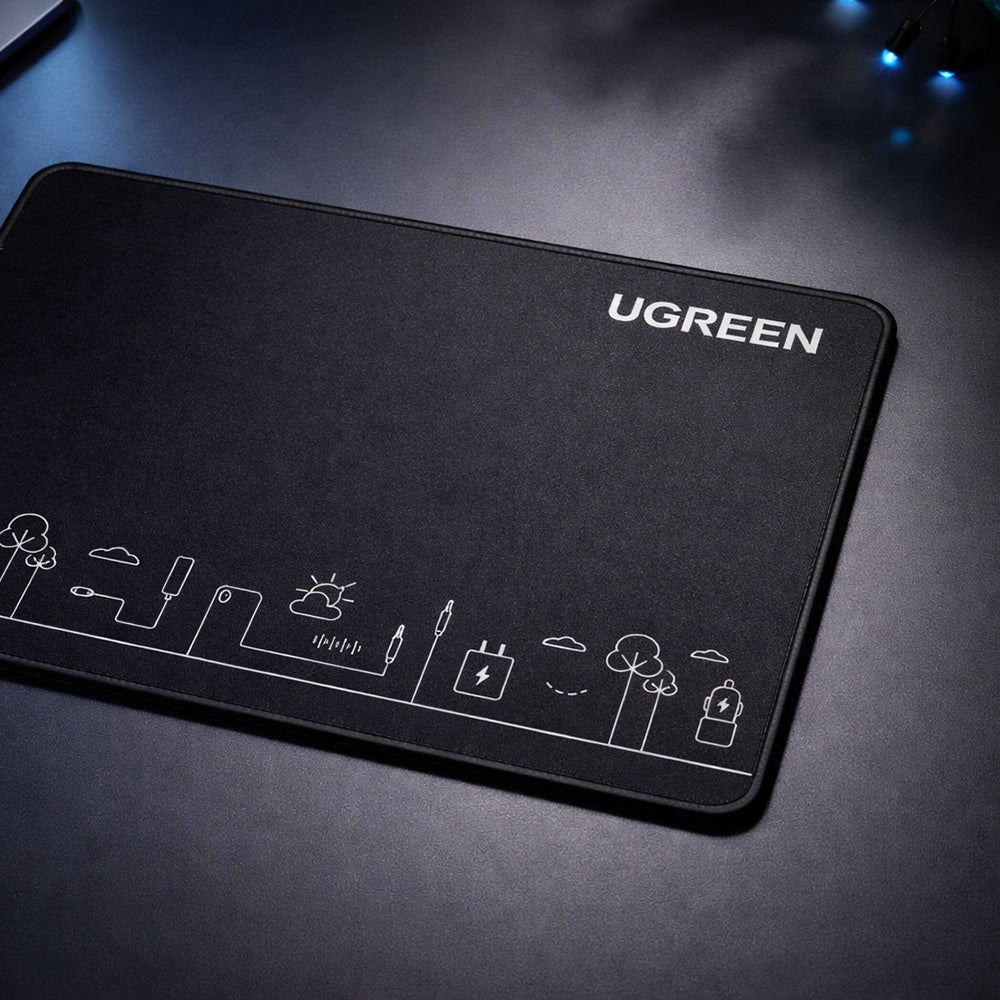 MousePad Gaming UGREEN CY016, 260mm x 200mm x 4mm, Negro