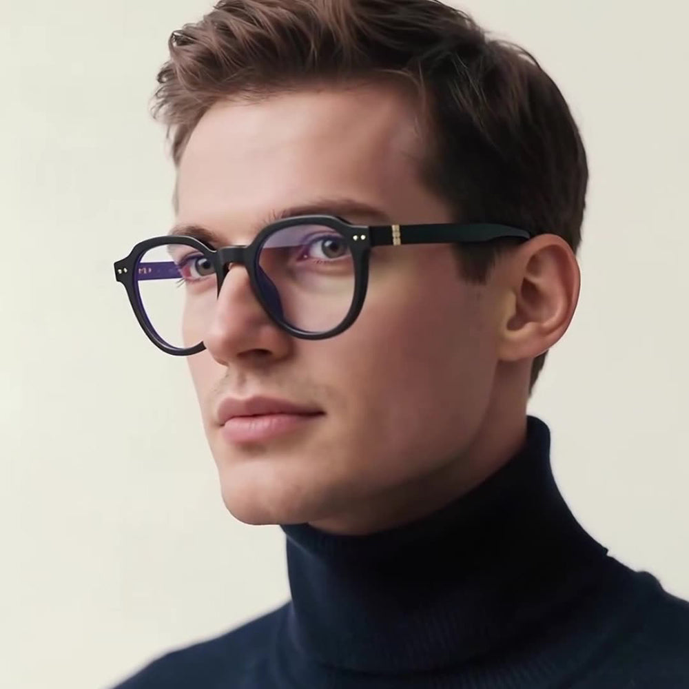 Gafas de Ordenador para Hombre Techsuit 2228, Anti-Luz Azul, Negras