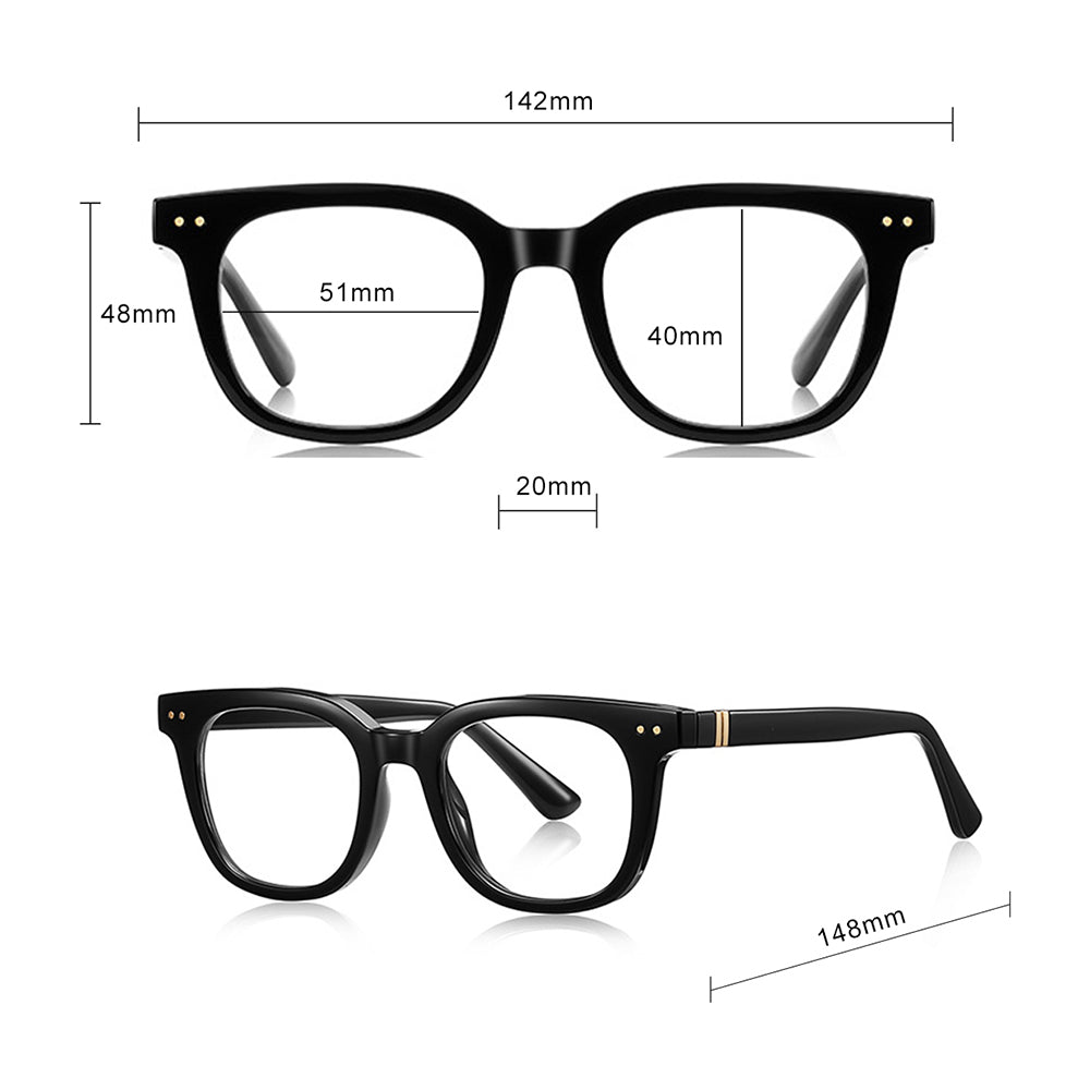 Gafas de Ordenador para Hombre Techsuit 2229, Anti-Luz Azul, Marrón Claro