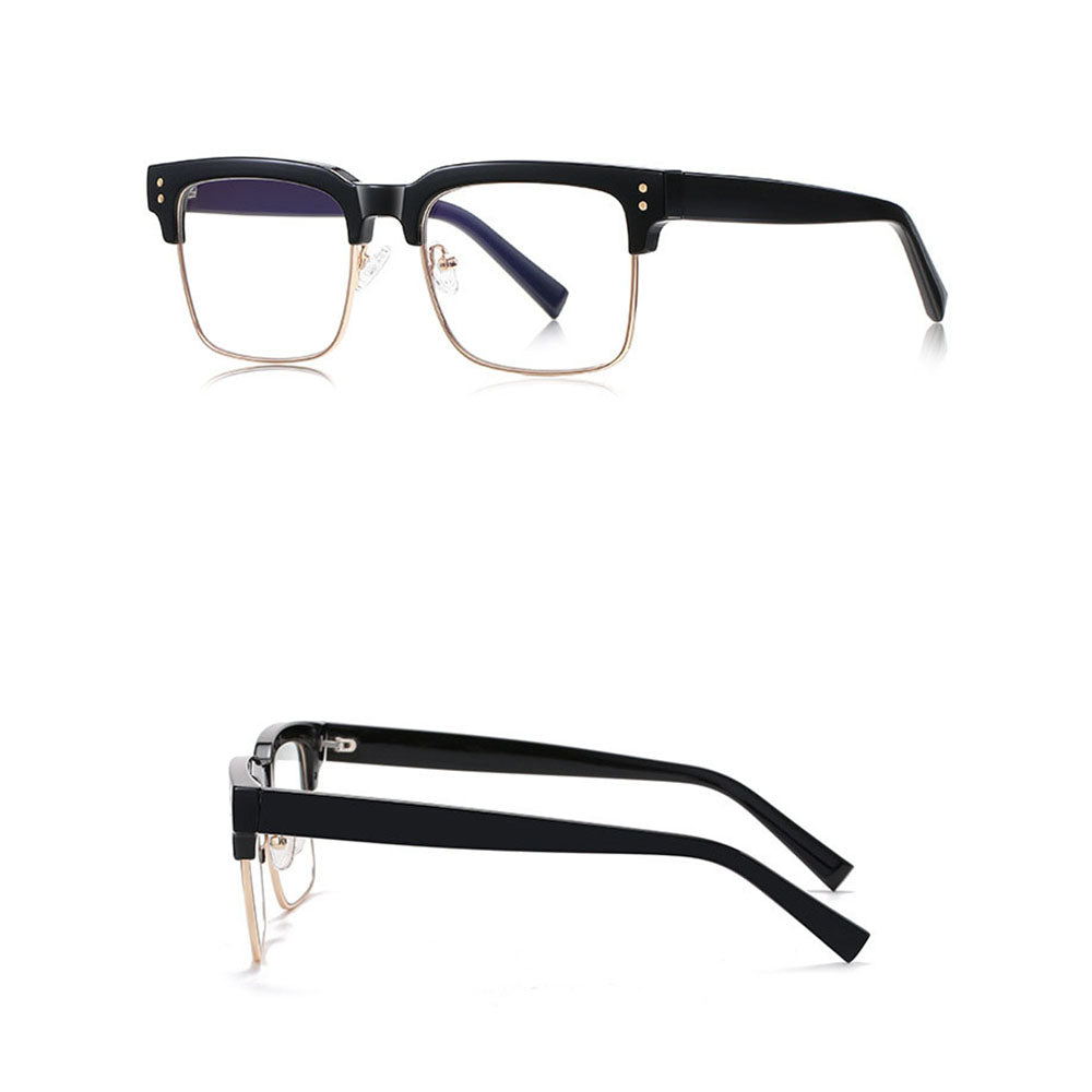 Gafas de Ordenador Mujer Techsuit 2205, Anti Luz Azul, Negro Dorado