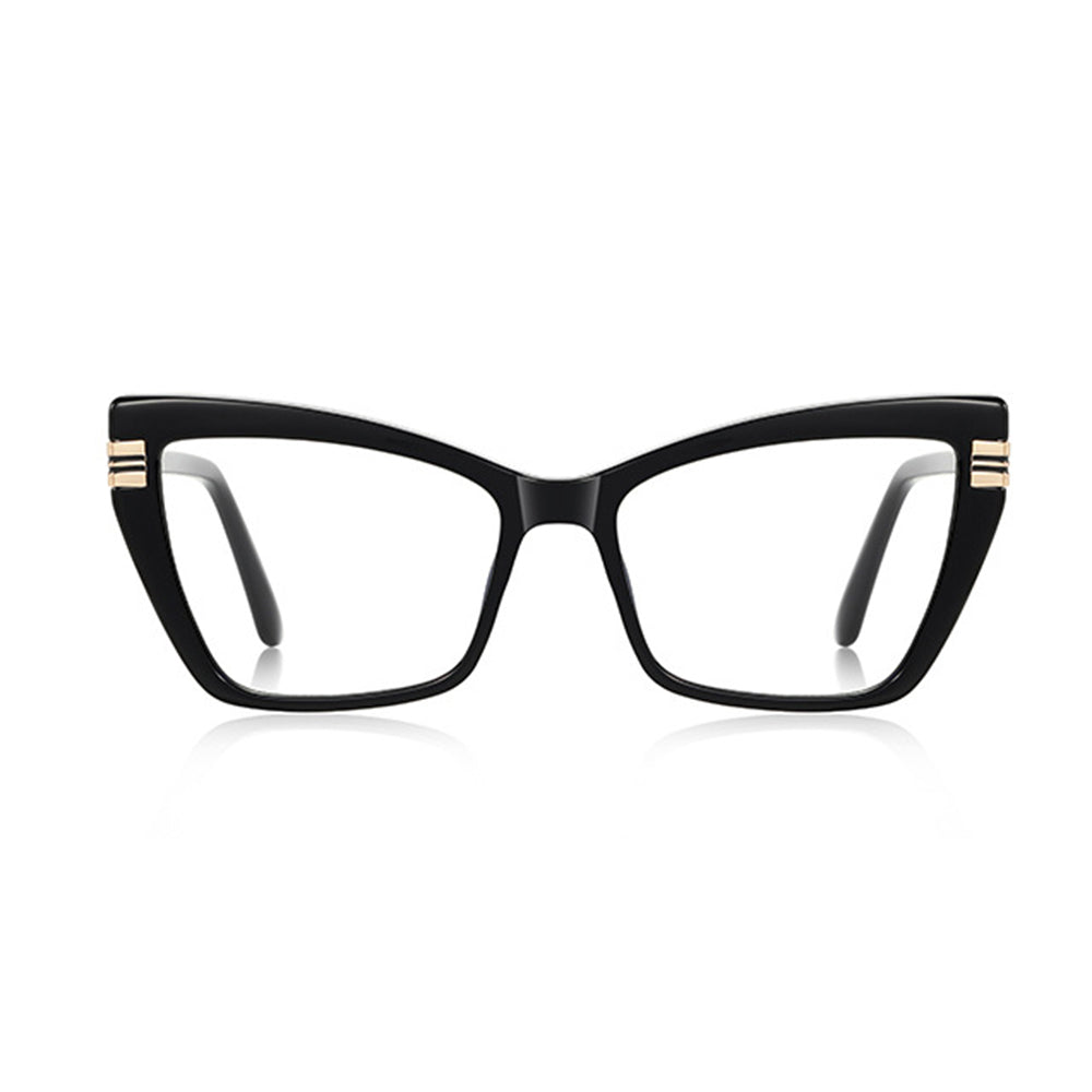 Gafas de Ordenador para Mujer Techsuit 2263, Anti-Luz Azul, Negras