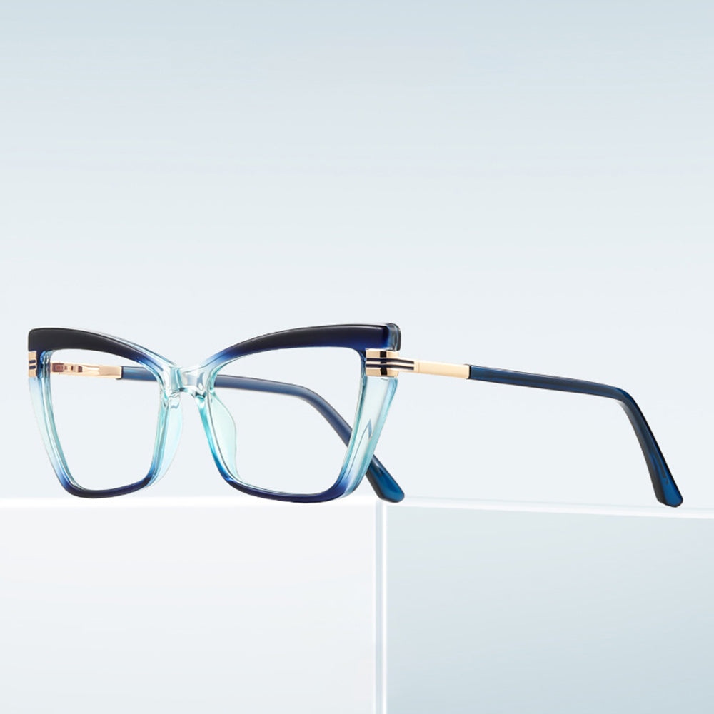 Gafas de Ordenador para Mujer Techsuit 2263, Anti-Luz Azul, Negras
