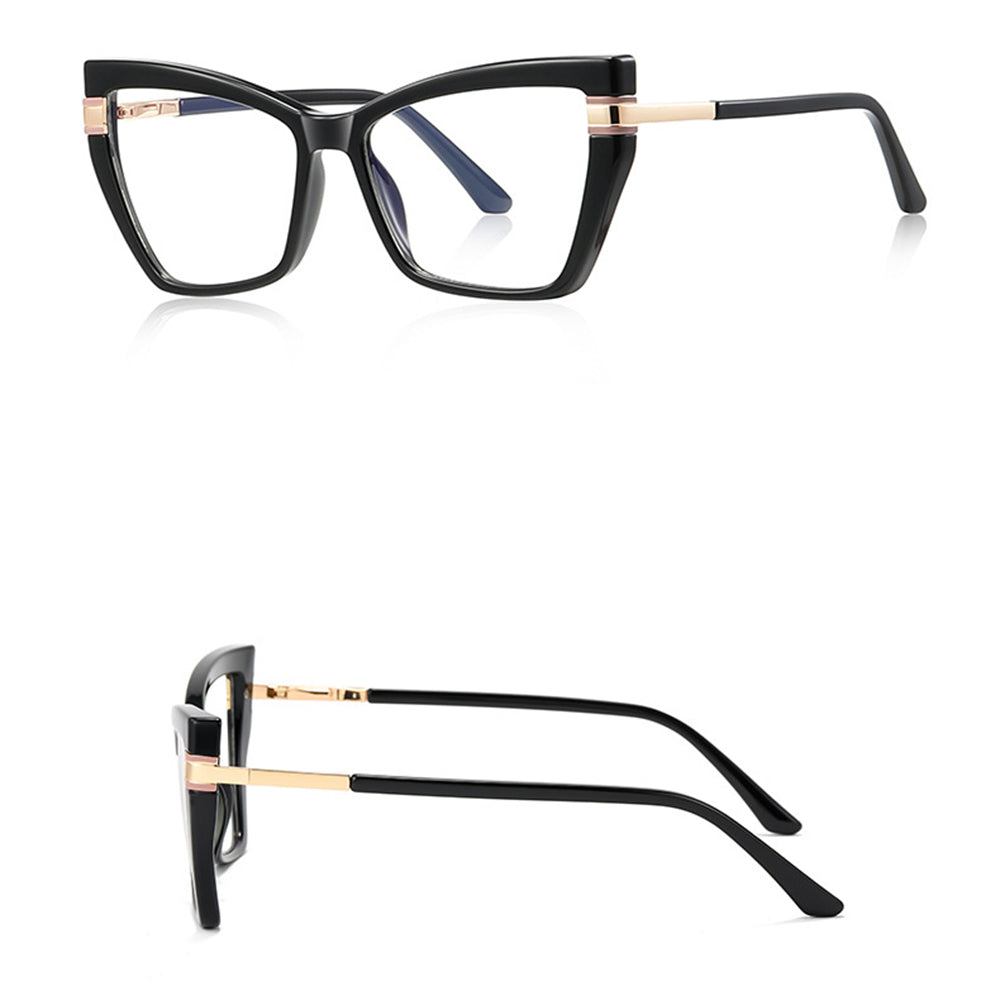 Gafas de Ordenador para Mujer Techsuit 2269, Anti-Luz Azul, Negras