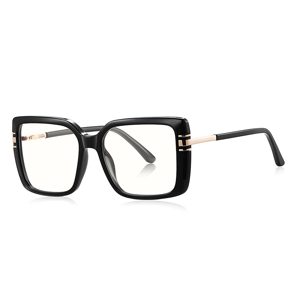 Gafas de Ordenador para Mujer Techsuit 2270, Anti-Luz Azul, Negras