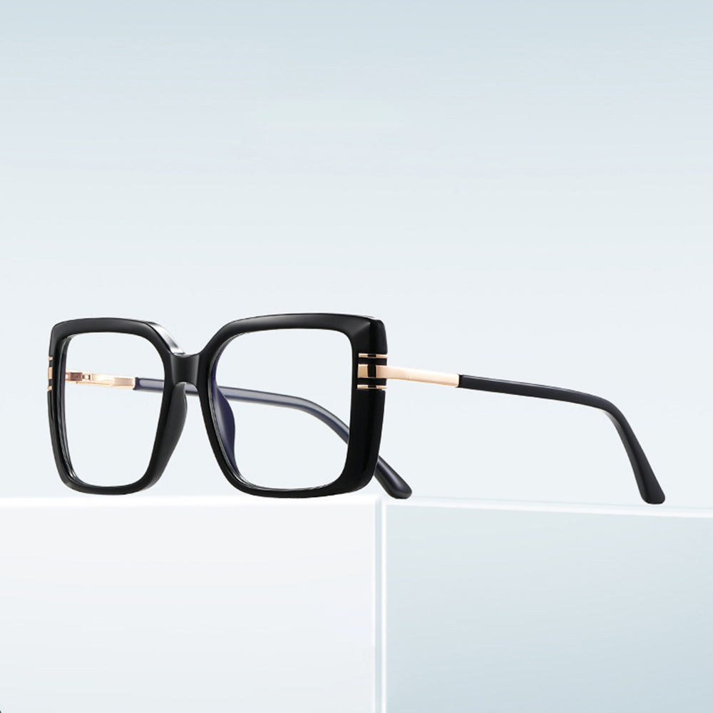 Gafas de Ordenador para Mujer Techsuit 2270, Anti-Luz Azul, Negras