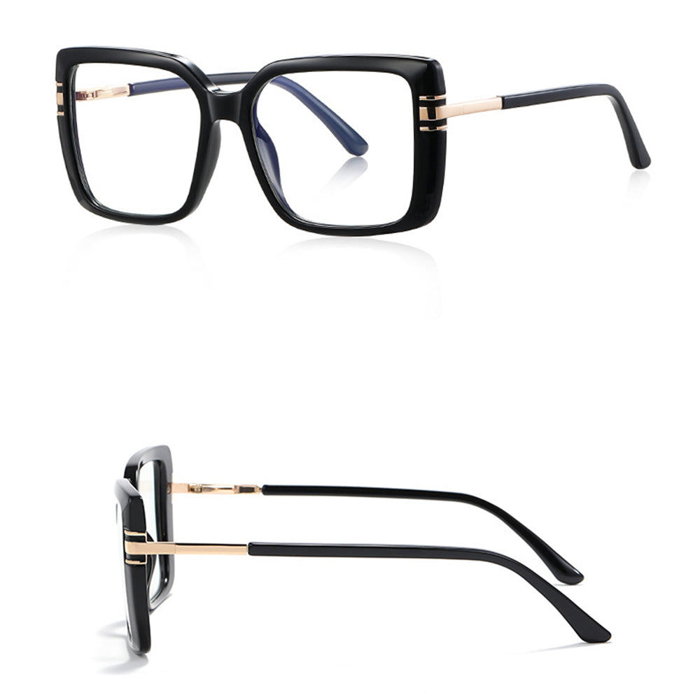 Gafas de Ordenador para Mujer Techsuit 2270, Anti-Luz Azul, Negras