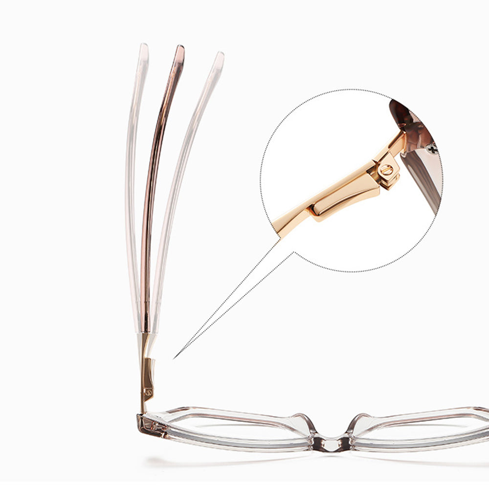 Gafas de Ordenador para Mujer Techsuit 2271, Anti-Luz Azul, Marrón Claro