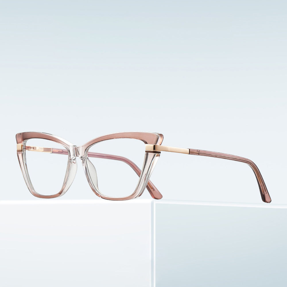 Gafas de Ordenador para Mujer Techsuit 2271, Anti-Luz Azul, Negras
