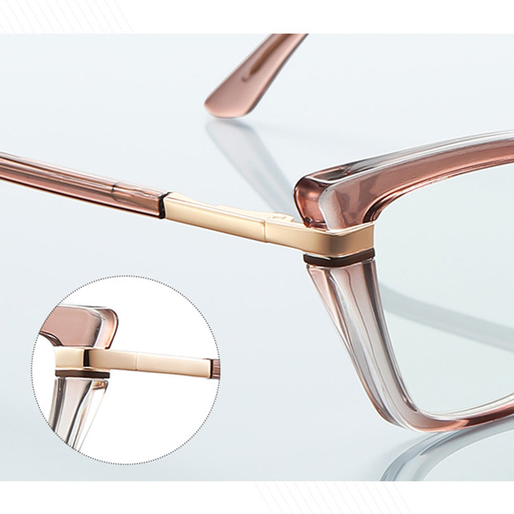 Gafas de Ordenador para Mujer Techsuit 2271, Anti-Luz Azul, Negras