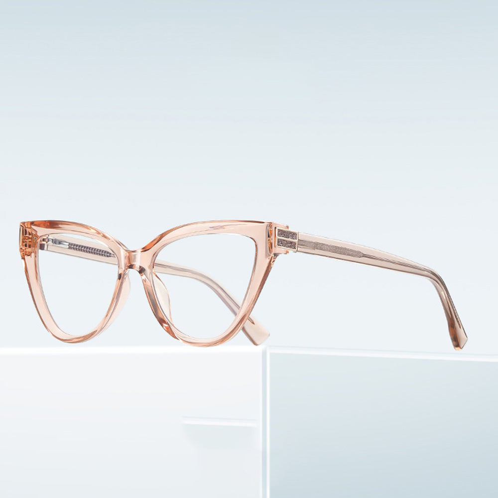 Gafas de Ordenador para Mujer Techsuit 2279, Anti-Luz Azul, Marrón