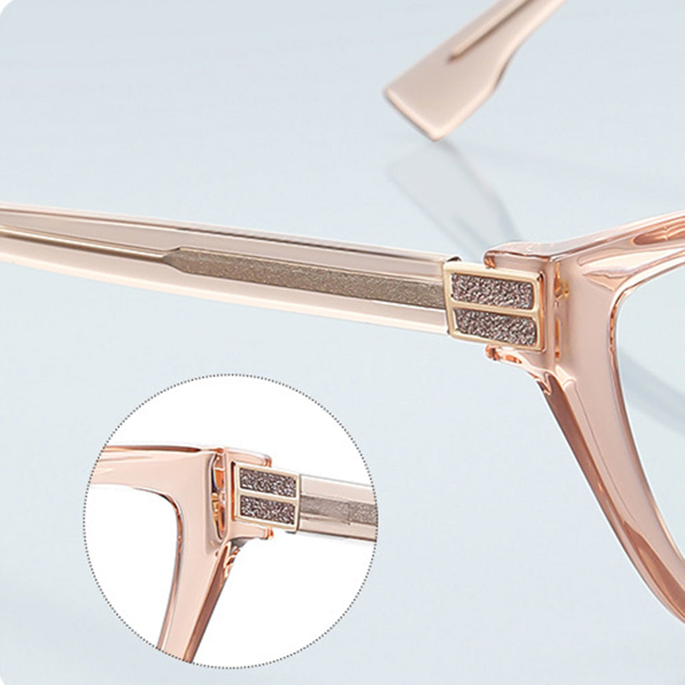 Gafas de Ordenador para Mujer Techsuit 2279, Anti-Luz Azul, Marrón