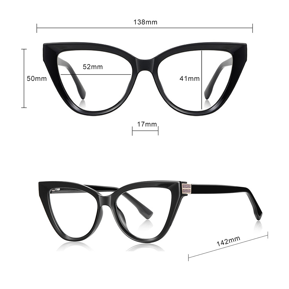 Gafas de Ordenador para Mujer Techsuit 2279, Anti-Luz Azul, Marrón