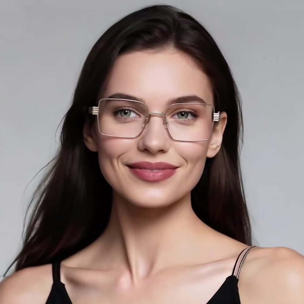 Gafas de Ordenador para Mujer Techsuit 3160, Anti-Luz Azul, Negras