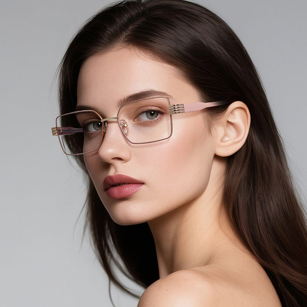 Gafas de Ordenador para Mujer Techsuit 3160, Anti-Luz Azul, Negras