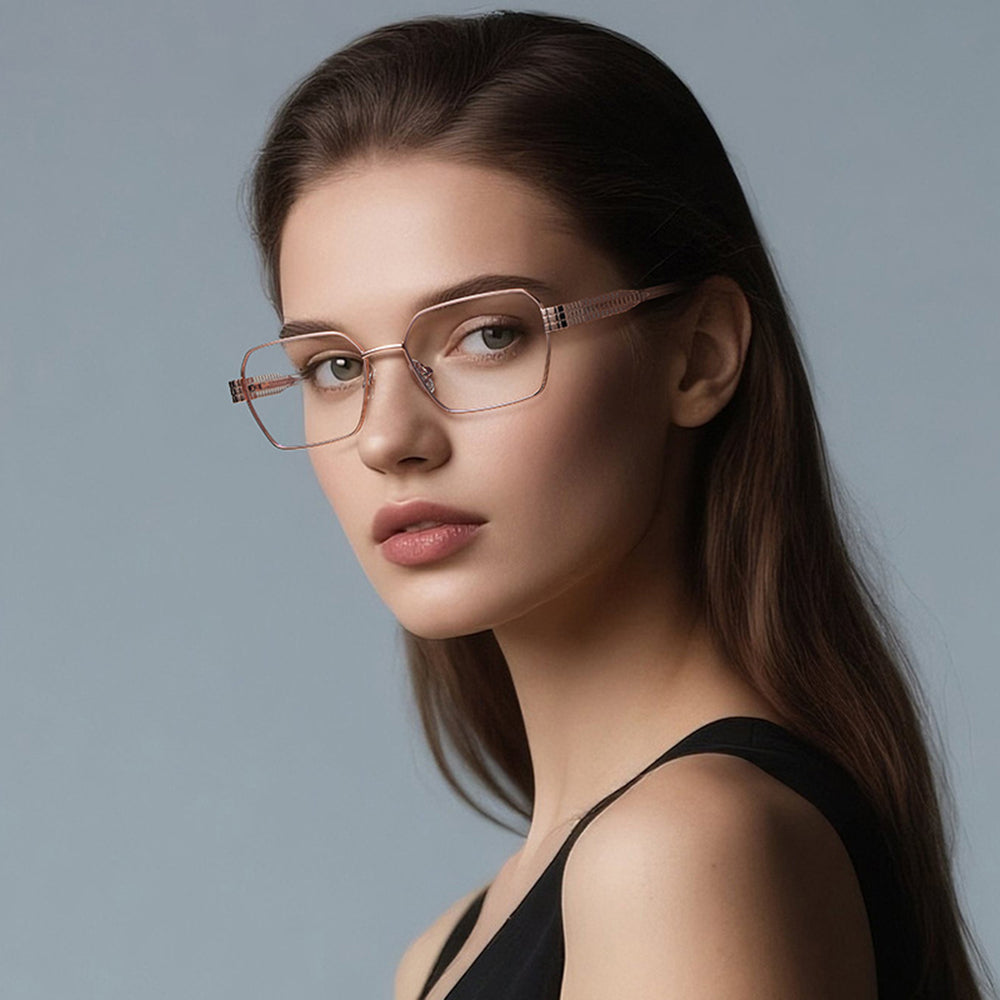 Gafas de Ordenador para Mujer Techsuit 3161, Anti-Luz Azul, Negras