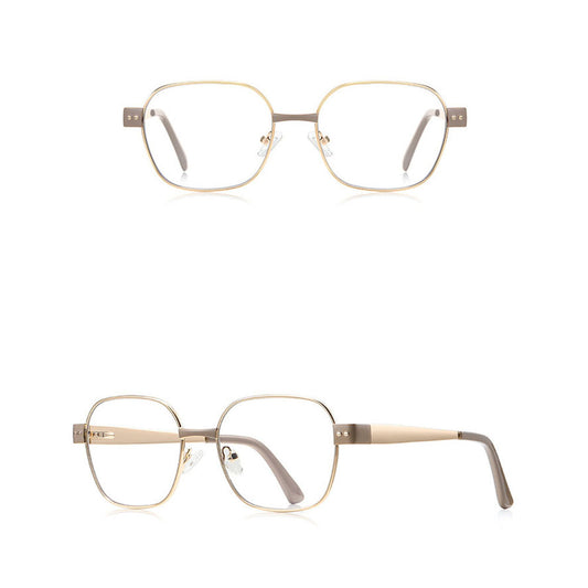 Gafas de Computadora para Mujer Techsuit 3172, Anti Luz Azul, Doradas