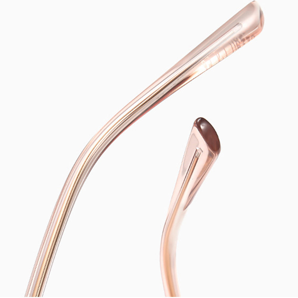 Gafas de Ordenador para Mujer Techsuit 82290, Anti-Luz Azul, Doradas Rosas